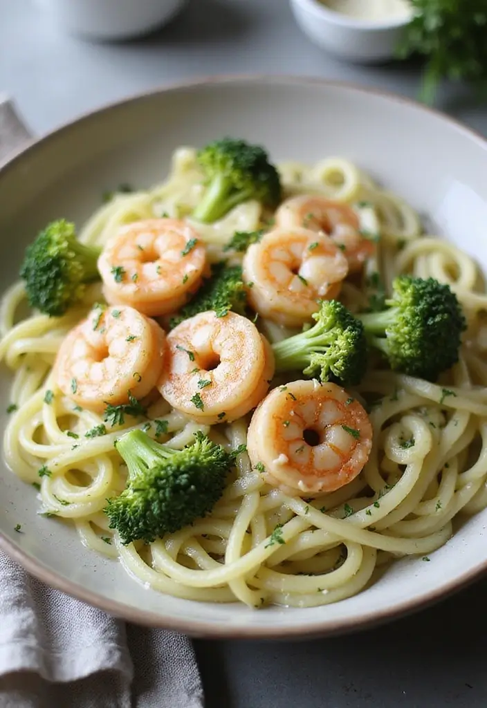 30+ Keto Seafood Recipes for a Light, Satisfying Meal 85 30+ Keto Seafood Recipes for a Light, Satisfying Meal - 13. Shrimp and Broccoli Alfredo