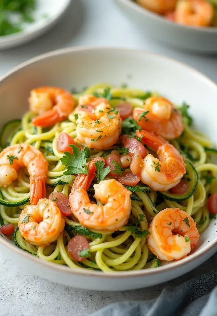 30+ Keto Seafood Recipes for a Light, Satisfying Meal 104 30+ Keto Seafood Recipes for a Light, Satisfying Meal - 16. Shrimp Scampi Zoodles