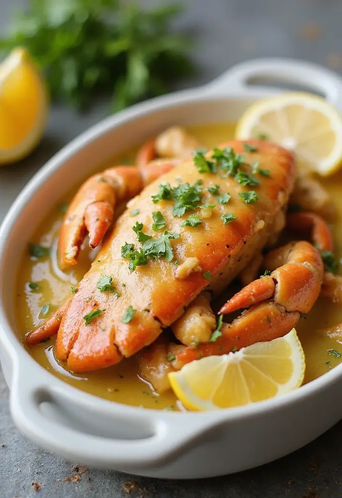 30+ Keto Seafood Recipes for a Light, Satisfying Meal 111 30+ Keto Seafood Recipes for a Light, Satisfying Meal - 17. Lemon Garlic Butter Crab