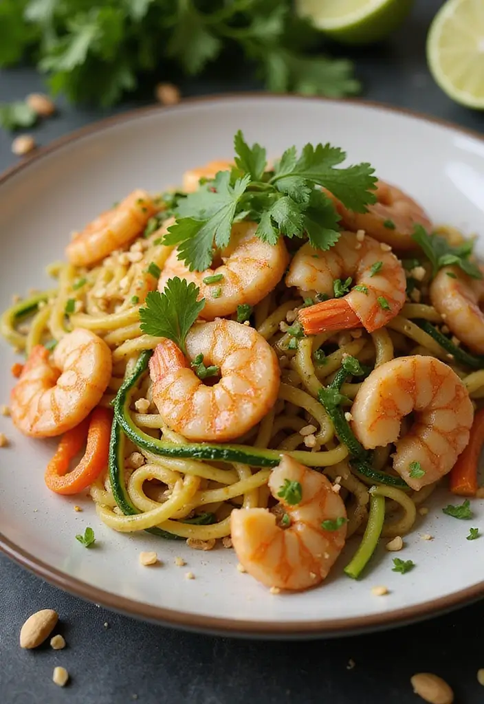 30+ Keto Seafood Recipes for a Light, Satisfying Meal 123 30+ Keto Seafood Recipes for a Light, Satisfying Meal - 19. Shrimp Pad Thai