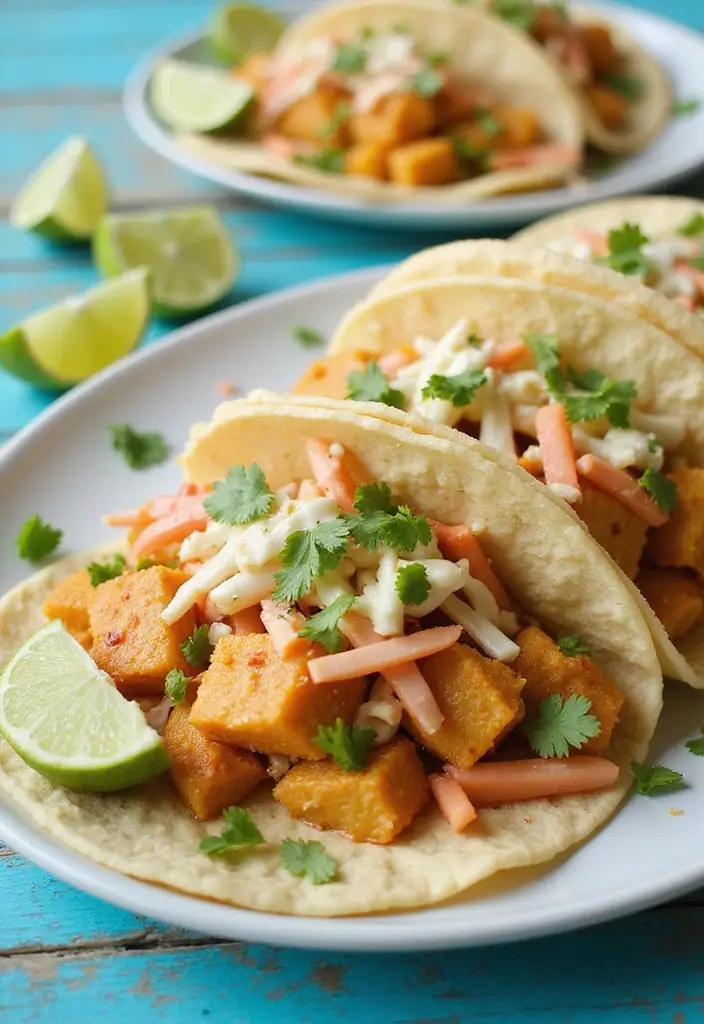 30+ Keto Seafood Recipes for a Light, Satisfying Meal 158 30+ Keto Seafood Recipes for a Light, Satisfying Meal - 24. Mahi Mahi Tacos with Slaw