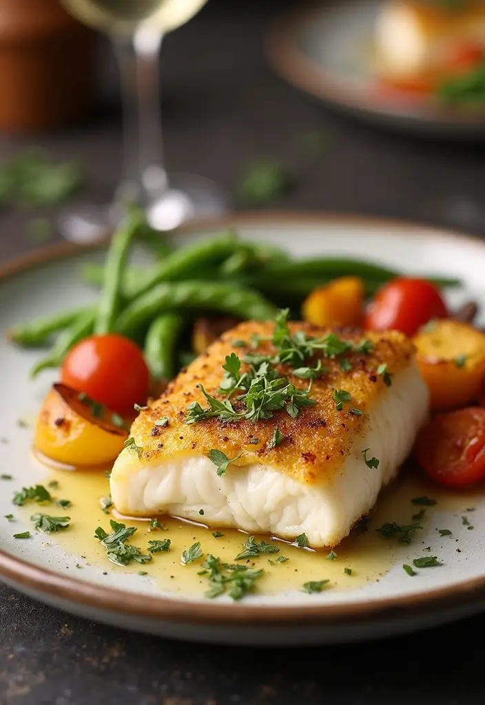 30+ Keto Seafood Recipes for a Light, Satisfying Meal 15 30+ Keto Seafood Recipes for a Light, Satisfying Meal - 3. Baked Cod with Herb Crust