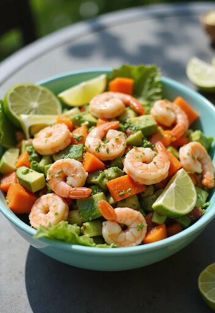 30+ Keto Seafood Recipes for a Light, Satisfying Meal 22 30+ Keto Seafood Recipes for a Light, Satisfying Meal - 4. Shrimp Avocado Salad