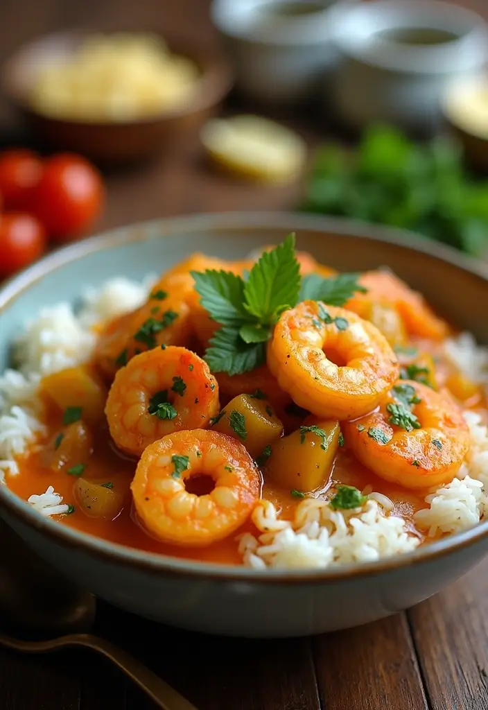 30+ Seafood Meal Prep Recipes for Busy Weeks 129 30+ Seafood Meal Prep Recipes for Busy Weeks - 21. Shrimp and Vegetable Curry