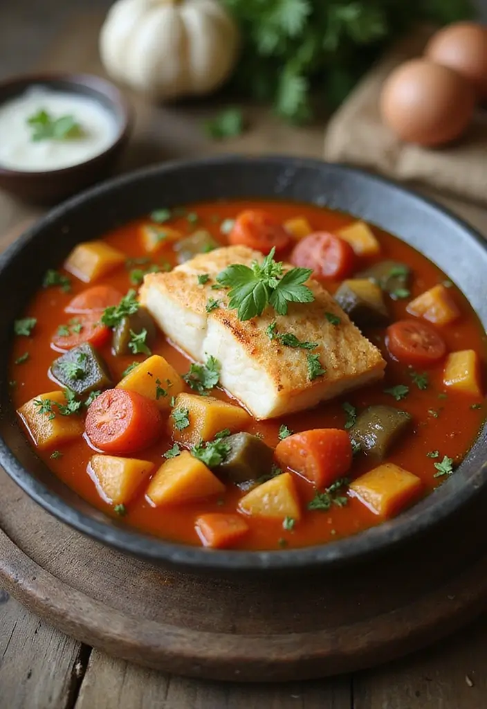 30+ Seafood Meal Prep Recipes for Busy Weeks 139 30+ Seafood Meal Prep Recipes for Busy Weeks - 23. Cod and Tomato Stew