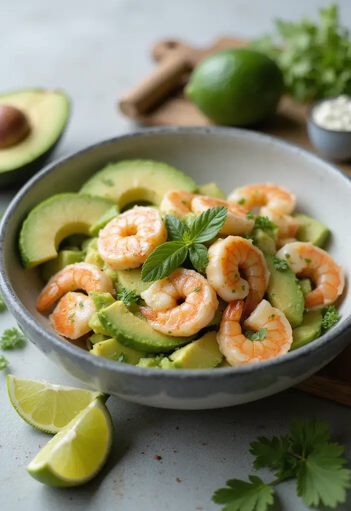 30+ Seafood Meal Prep Recipes for Busy Weeks 153 30+ Seafood Meal Prep Recipes for Busy Weeks - 25. Shrimp and Avocado Salad