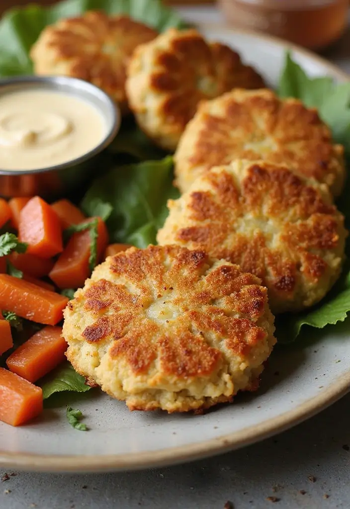 30+ Seafood Recipes for Thanksgiving Feasts 56 30+ Seafood Recipes for Thanksgiving Feasts - 10. Crab Cakes with Remoulade Sauce