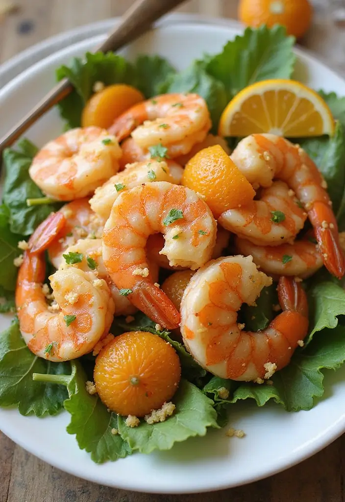 30+ Seafood Recipes for Thanksgiving Feasts 63 30+ Seafood Recipes for Thanksgiving Feasts - 11. Citrus Poached Shrimp Salad