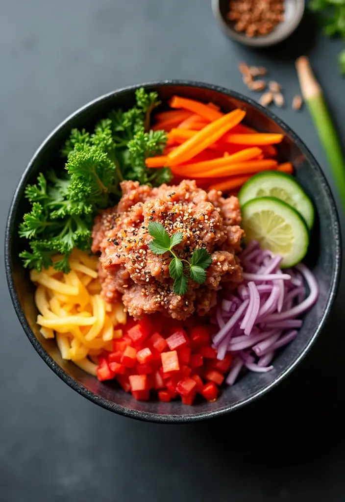 30+ Seafood Recipes for Thanksgiving Feasts 70 30+ Seafood Recipes for Thanksgiving Feasts - 12. Spicy Tuna Poke Bowl