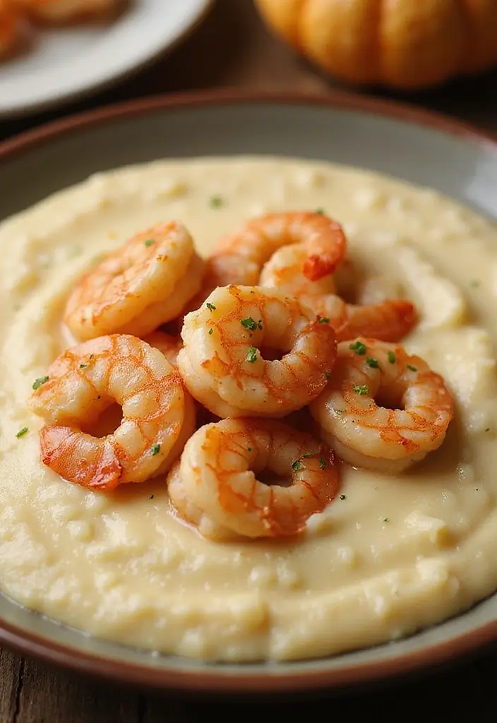 30+ Seafood Recipes for Thanksgiving Feasts 98 30+ Seafood Recipes for Thanksgiving Feasts - 16. Shrimp and Grits