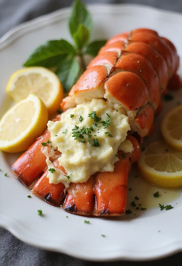 30+ Seafood Recipes for Thanksgiving Feasts 124 30+ Seafood Recipes for Thanksgiving Feasts - 20. Lobster Tail with Garlic Butter