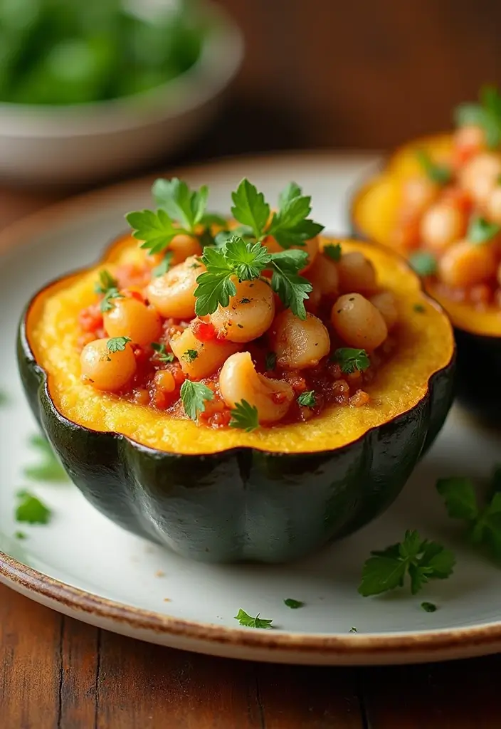 30+ Seafood Recipes for Thanksgiving Feasts 13 30+ Seafood Recipes for Thanksgiving Feasts - 3. Seafood Stuffed Acorn Squash