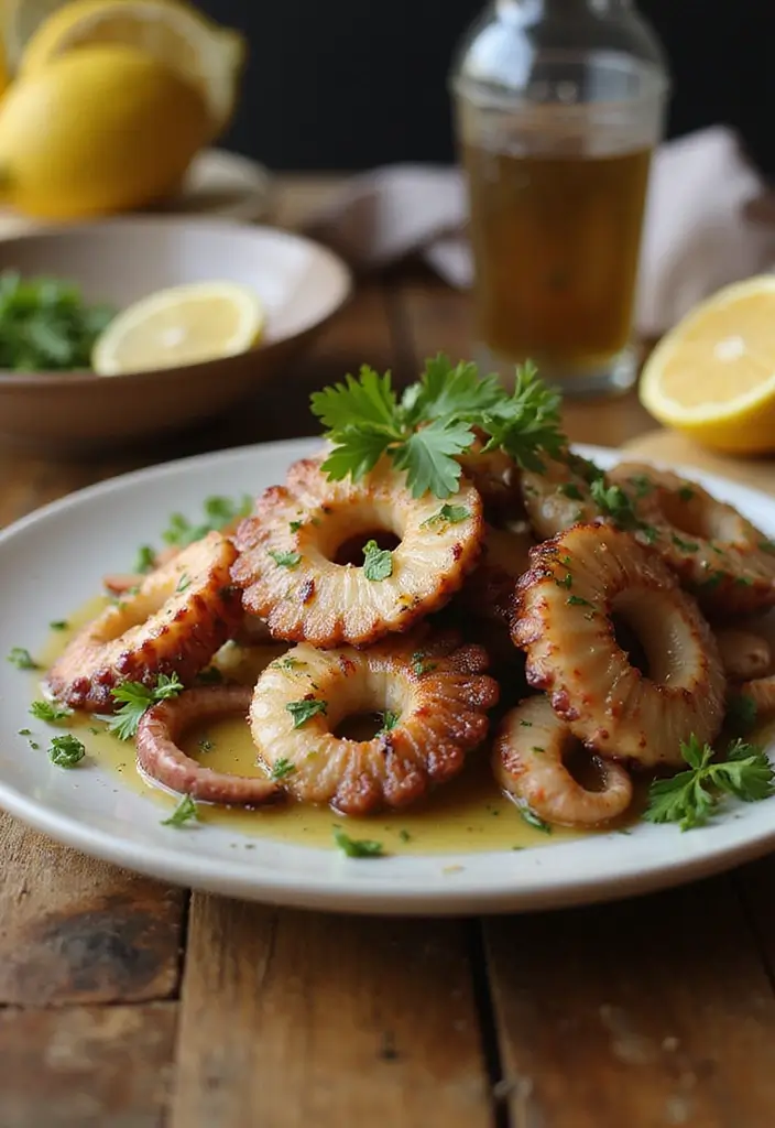30+ Seafood Recipes for Thanksgiving Feasts 27 30+ Seafood Recipes for Thanksgiving Feasts - 5. Grilled Octopus with Lemon and Herbs