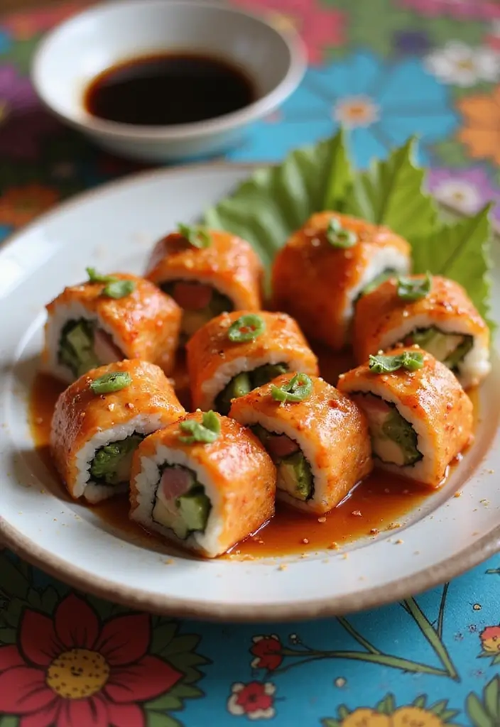 30+ Seafood Recipes for a Cozy Christmas Dinner 80 30+ Seafood Recipes for a Cozy Christmas Dinner - 14. Spicy Tuna Rolls