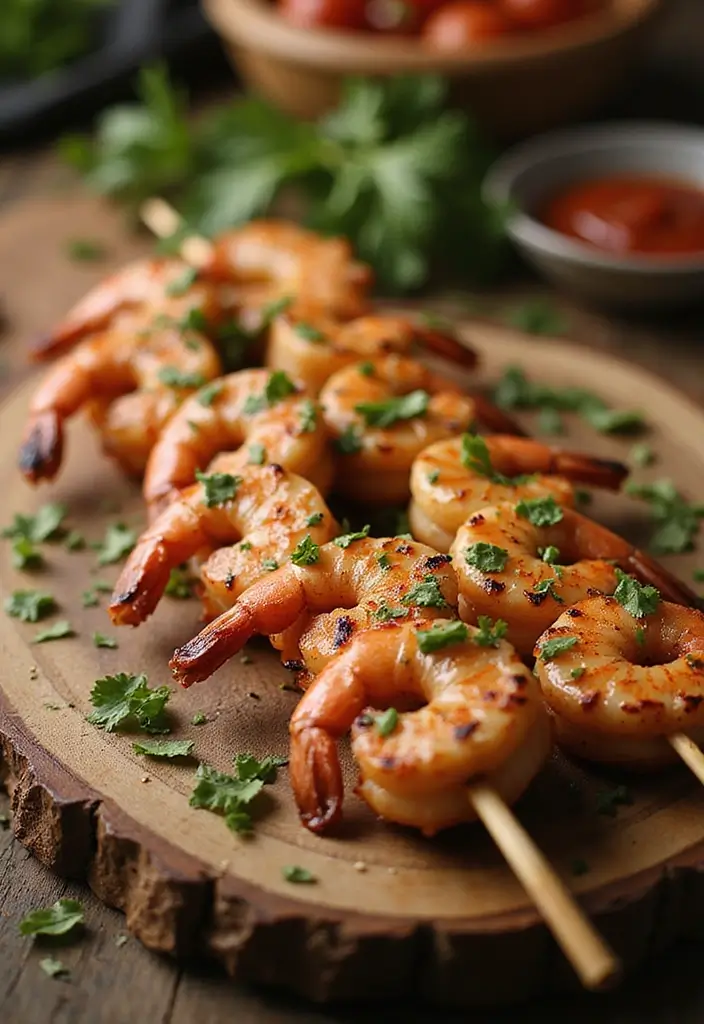 30+ Seafood Recipes for a Cozy Christmas Dinner 148 30+ Seafood Recipes for a Cozy Christmas Dinner - 24. Grilled Shrimp Skewers