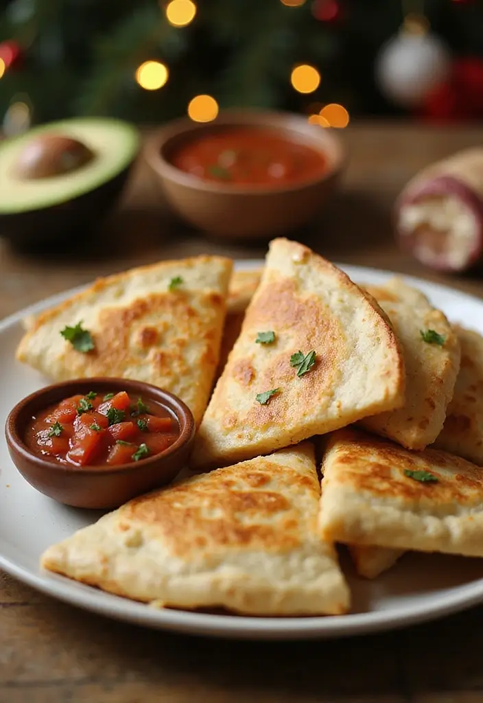30+ Seafood Recipes for a Cozy Christmas Dinner 153 30+ Seafood Recipes for a Cozy Christmas Dinner - 25. Seafood Quesadillas