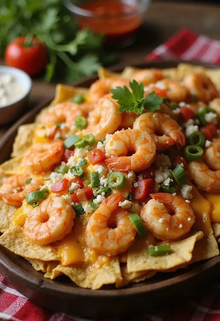 30+ Seafood Recipes for a Cozy Christmas Dinner 179 30+ Seafood Recipes for a Cozy Christmas Dinner - 29. Seafood Nachos